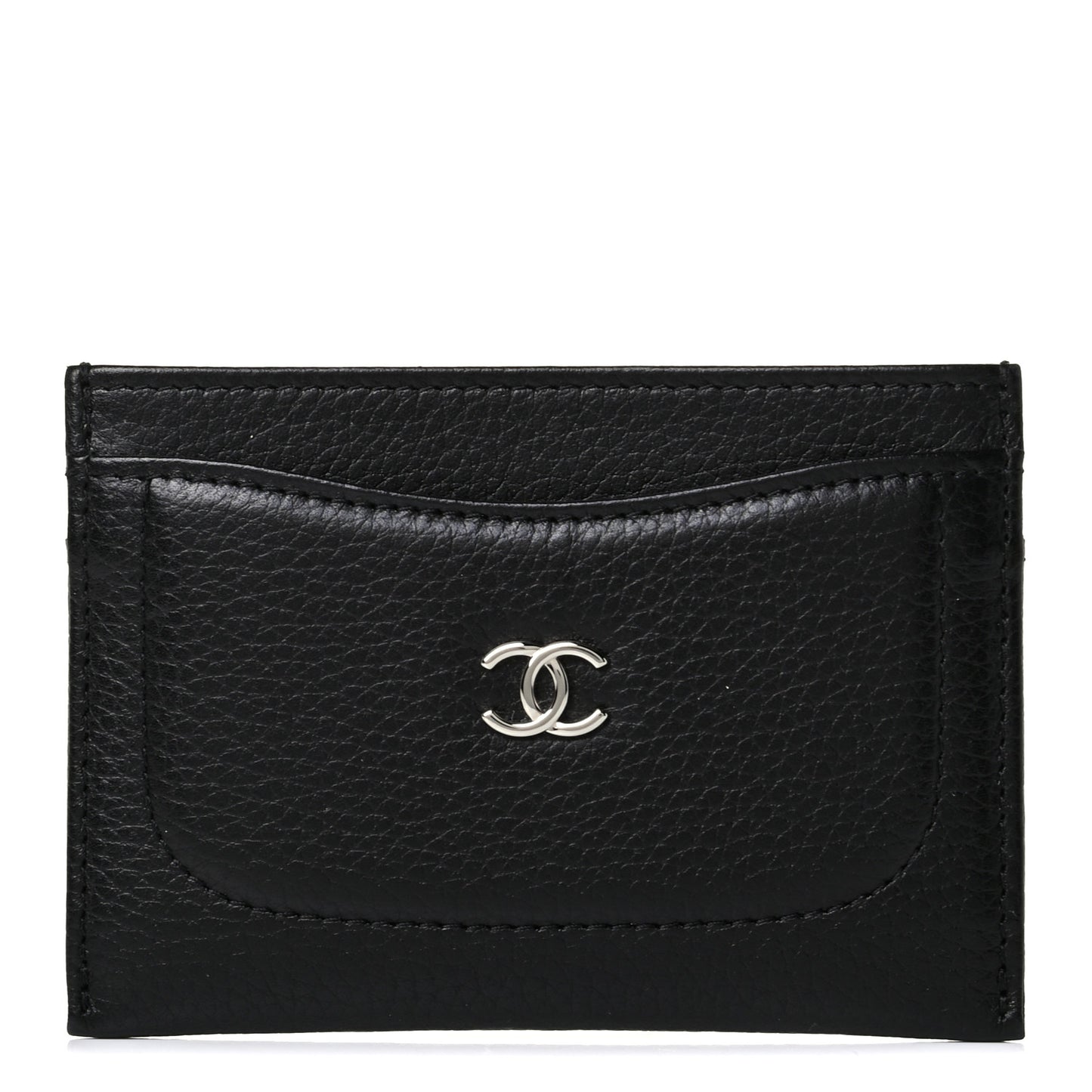 Goatskin CC Card Holder Black