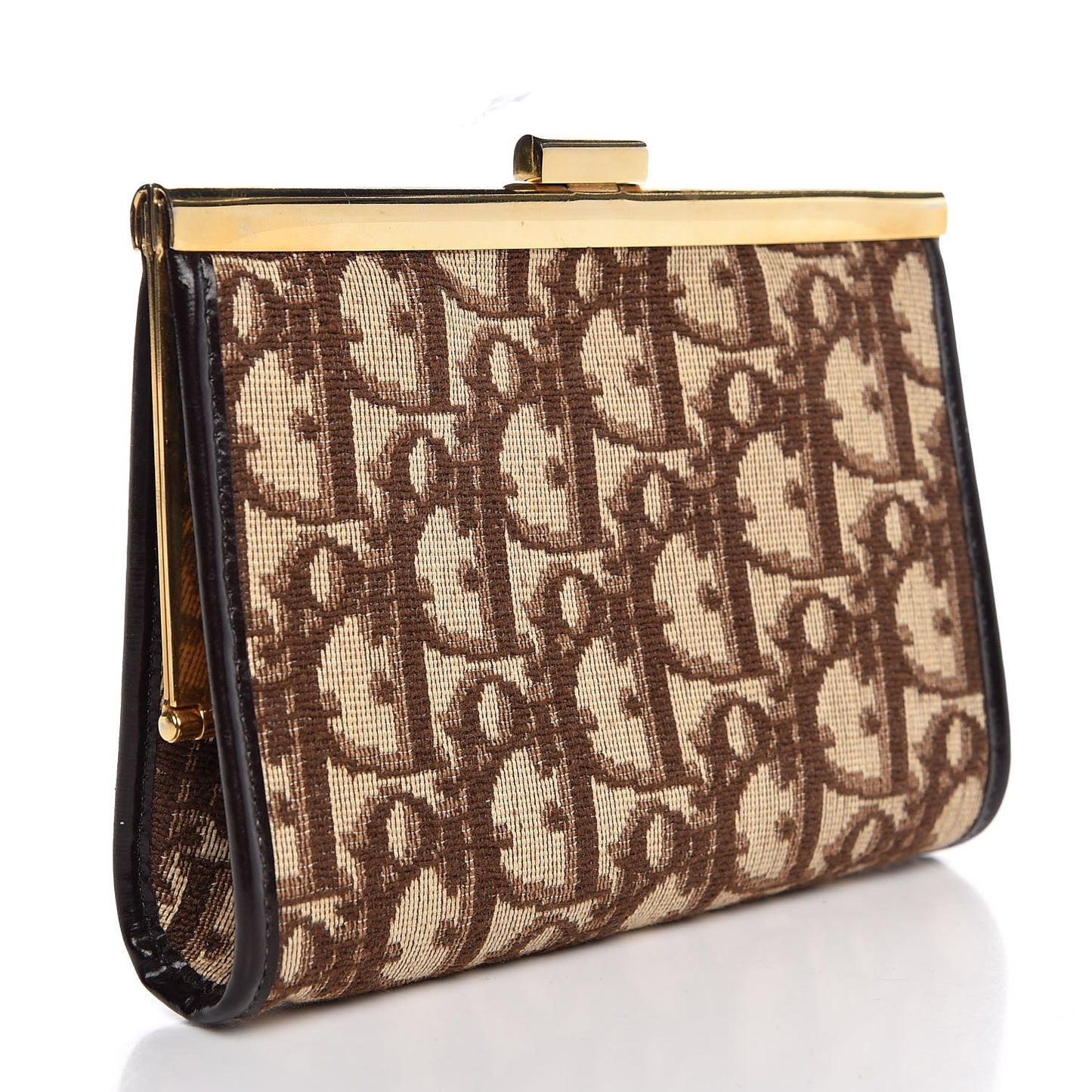 Monogram Clutch Brown
