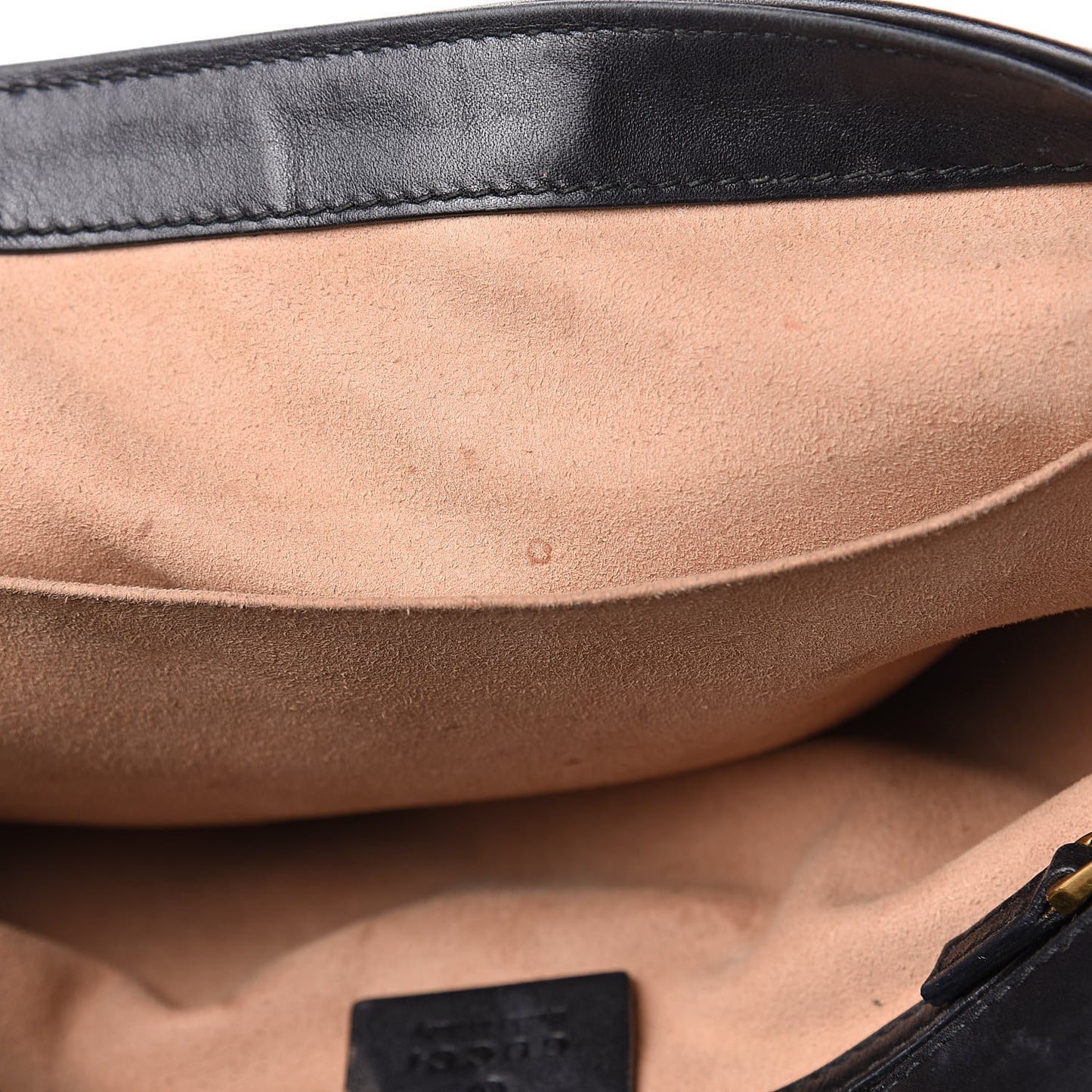 Calfskin Matelasse Medium GG Marmont Shoulder Bag Black