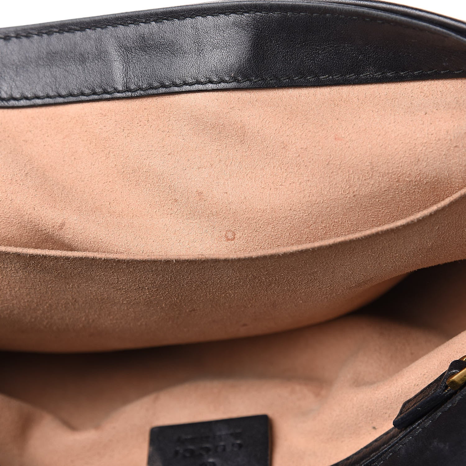 Gucci Calfskin Matelasse Medium GG Marmont Shoulder Bag Black 18 of 20