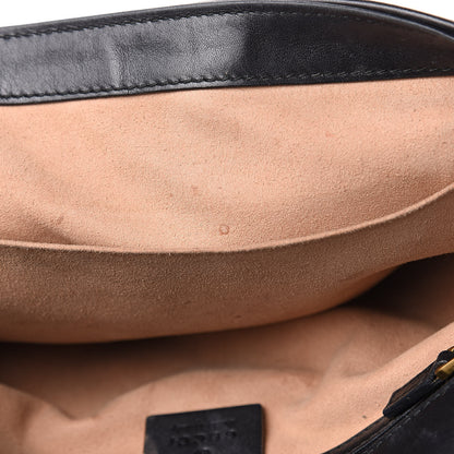 Gucci Calfskin Matelasse Medium GG Marmont Shoulder Bag Black 18 of 20