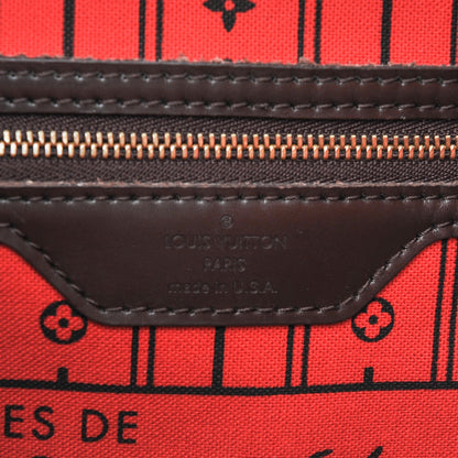 Louis Vuitton Damier Ebene Neverfull MM 6 of 8