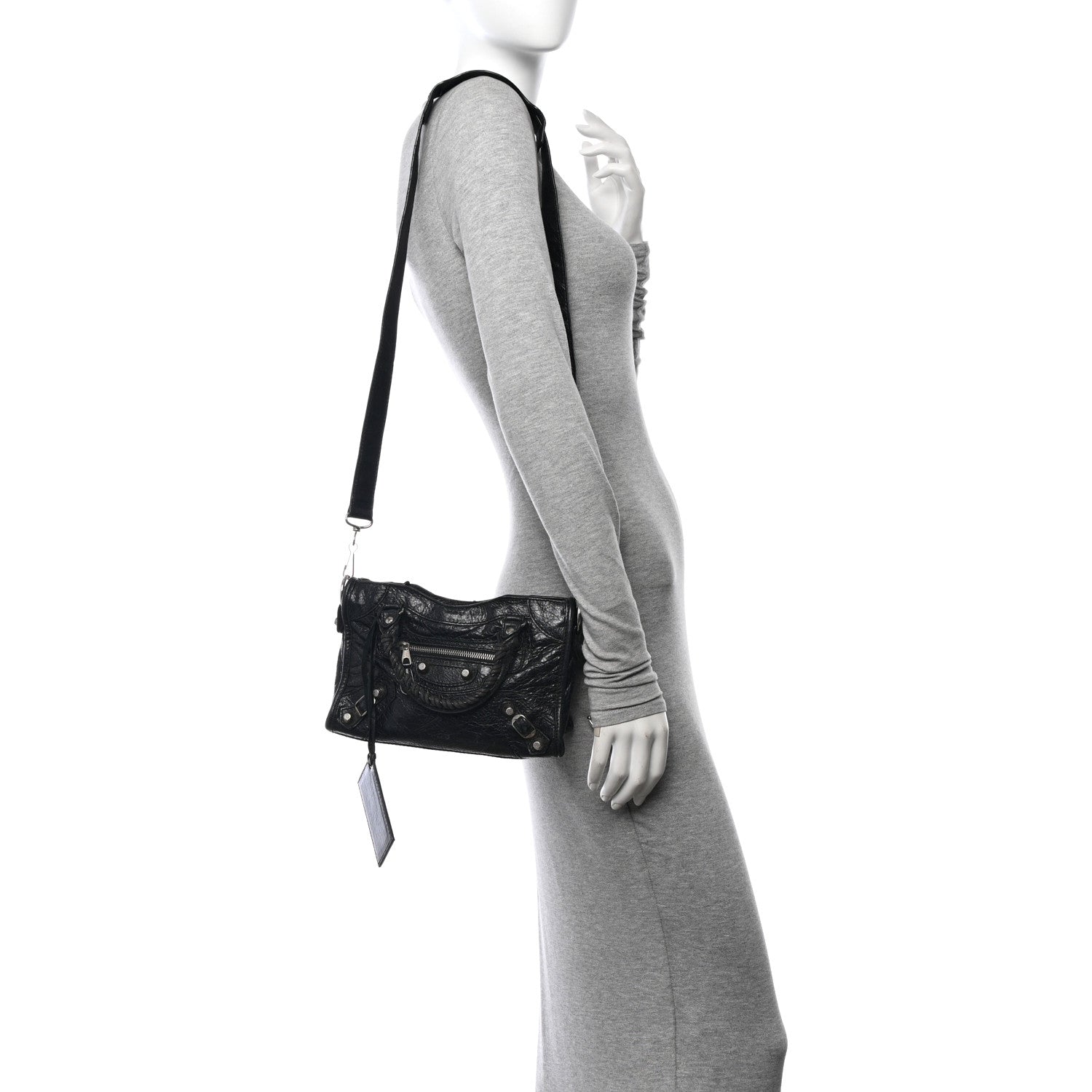 Balenciaga Agneau Giant 12 Silver Hardware Mini City Black 2 of 18
