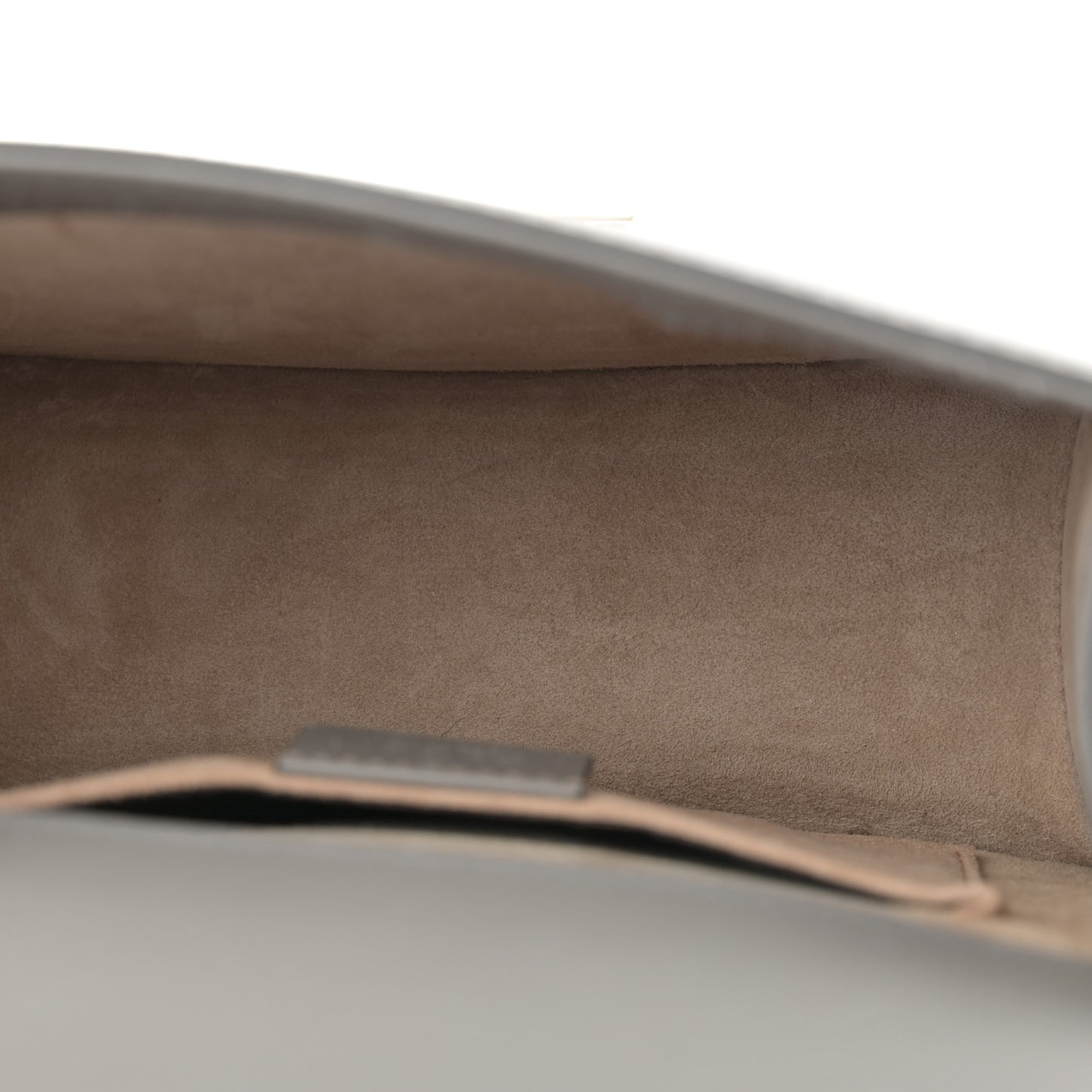 Calfskin Mini Sylvie Chain Shoulder Bag Deep Grey