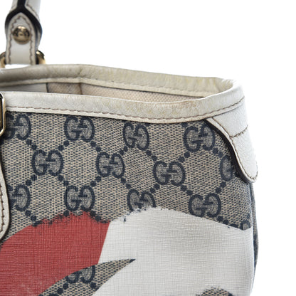 Gucci GG Plus Monogram Medium Canada Flag Unicef Tote Red 21 of 23