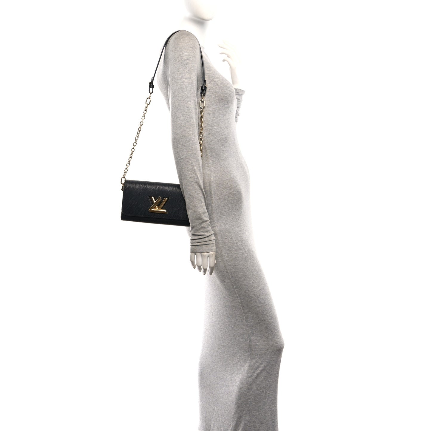 Epi Twist West Pochette Black