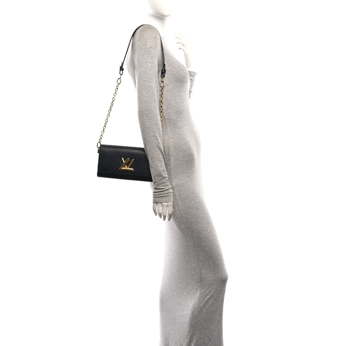 Louis Vuitton Epi Twist West Pochette Black 2 of 10