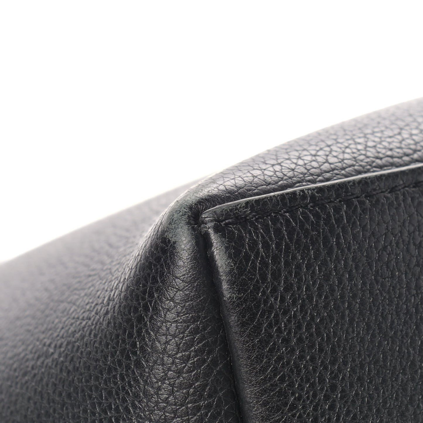Calfskin Lockme Go Tote Black