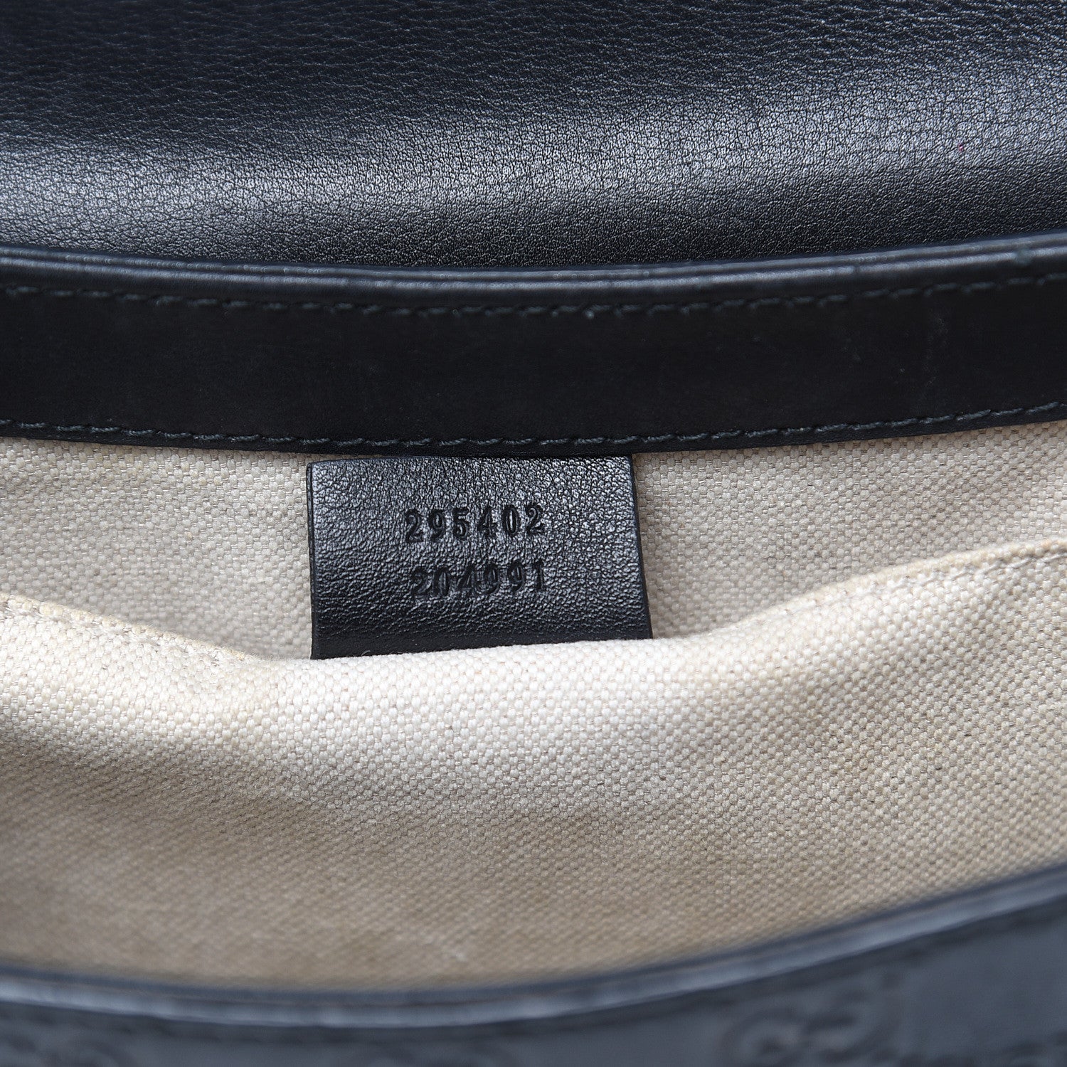 Gucci Guccissima Medium Emily Chain Shoulder Bag Black 7 of 27