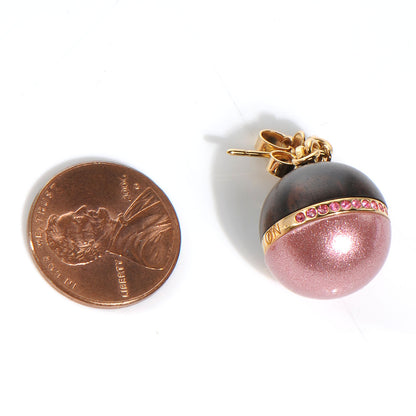 Louis Vuitton Magnetic Glitter Earrings 2 of 4