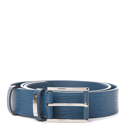 Louis Vuitton Epi 35mm Belt 95 38 Blue Celeste 1 of 6