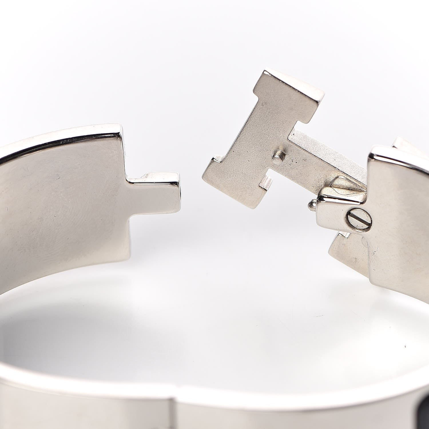 Hermes Enamel Wide Clic Clac H Bracelet GM Black 5 of 5