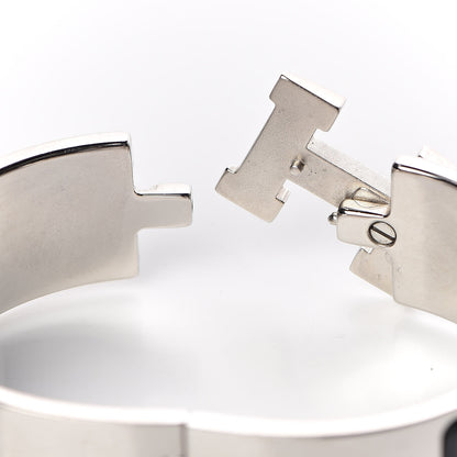 Hermes Enamel Wide Clic Clac H Bracelet GM Black 5 of 5