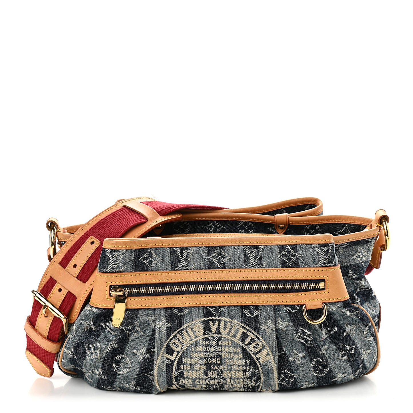 Denim Raye Porte Epaule MM