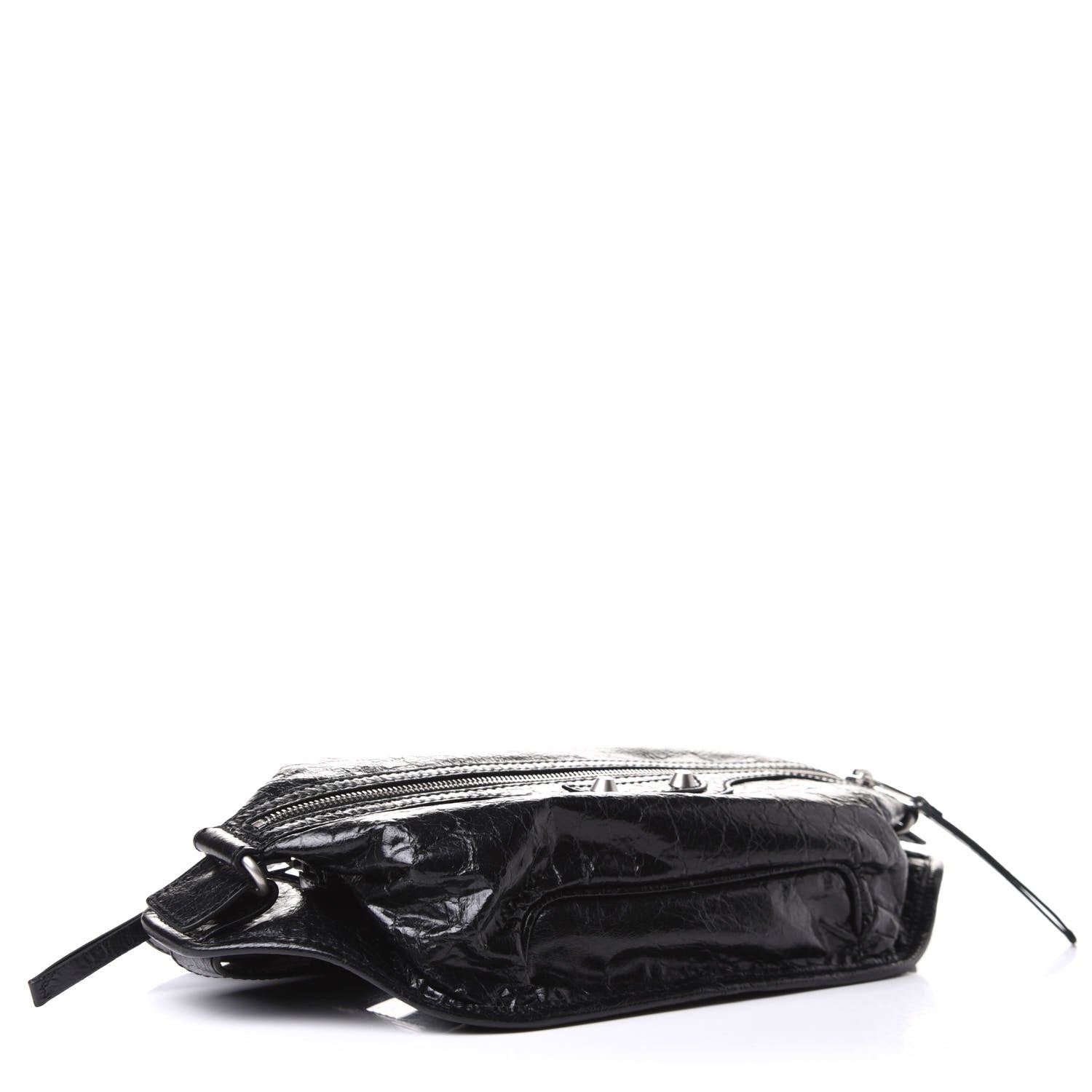Balenciaga Lambskin Classic Hardware Neo Lift Hip Bag Black 4 of 7