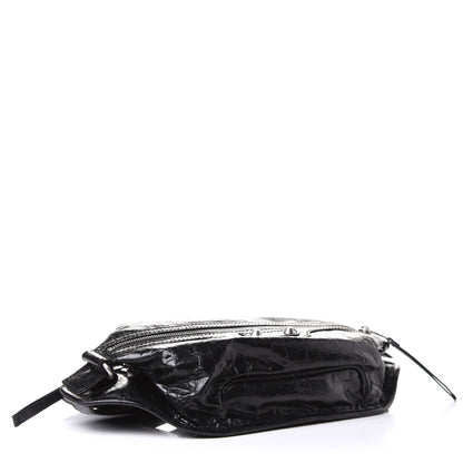 Balenciaga Lambskin Classic Hardware Neo Lift Hip Bag Black 4 of 7