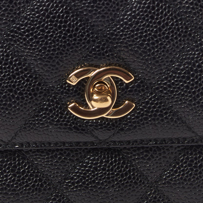 Chanel Caviar Quilted Jumbo Kelly Flap Black 7 of 9