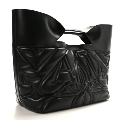 Alexander McQueen Calfskin Quilted Large The Bow Bag Black 4 of 9