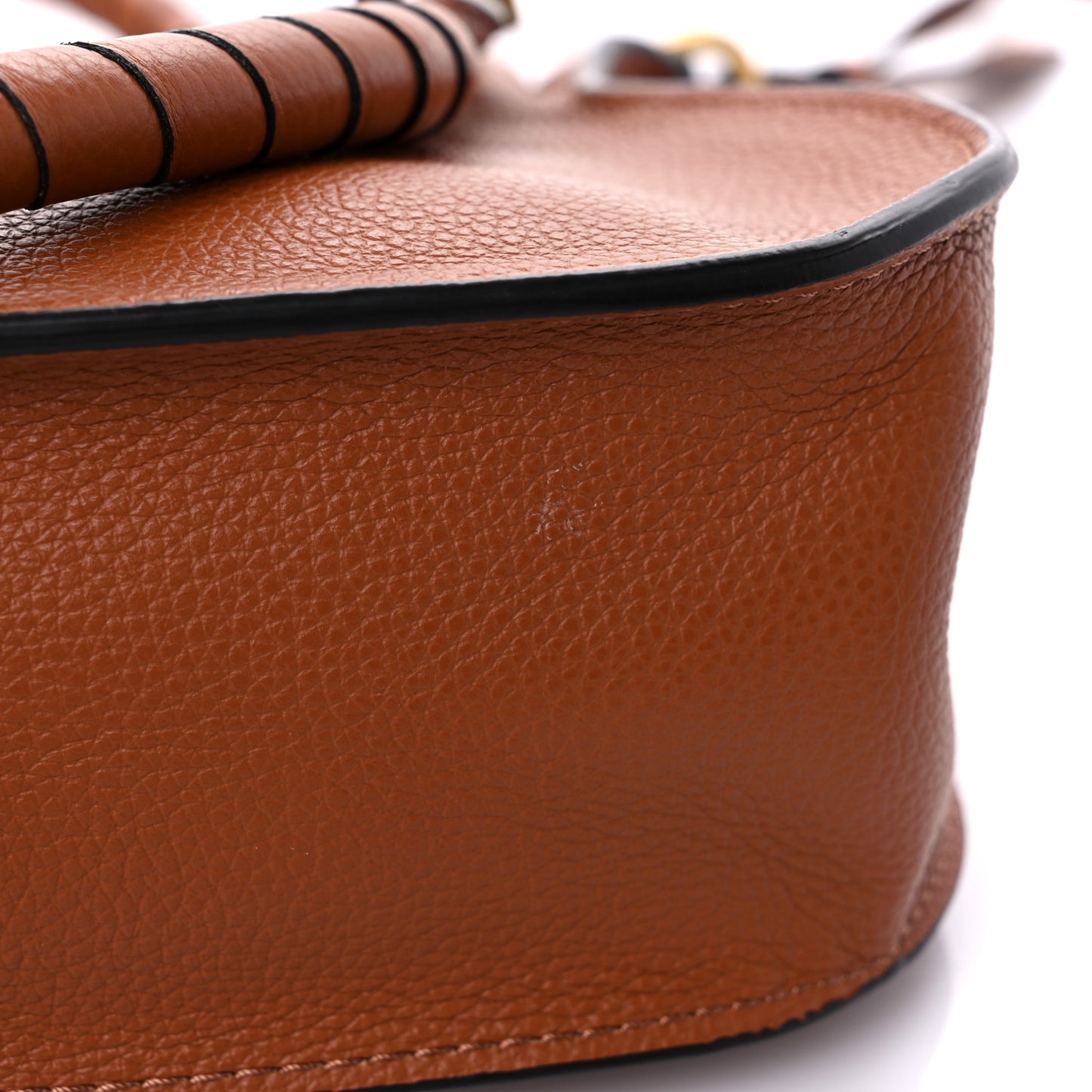 Calfskin Medium Marcie Satchel Tan