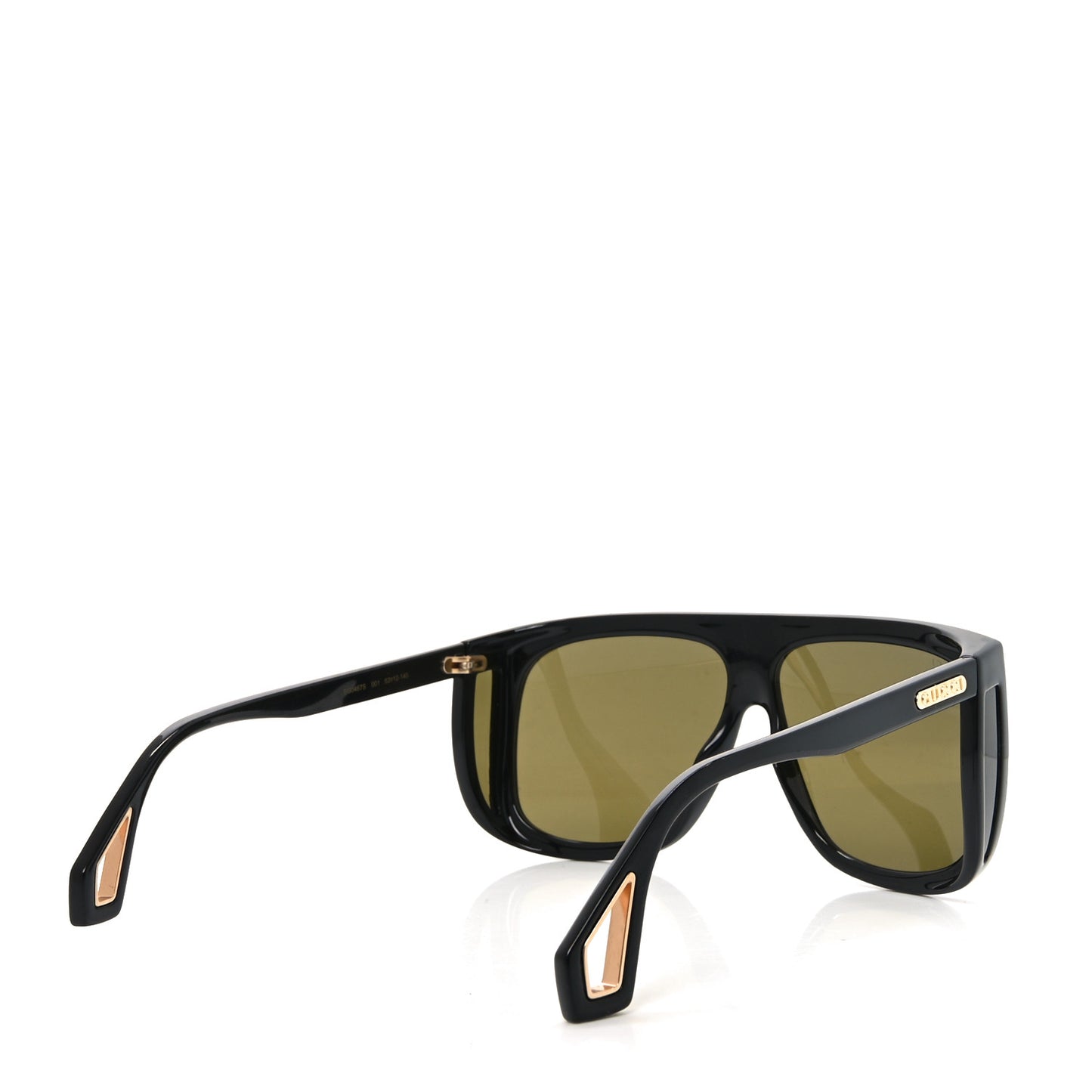 Acetate Shield Sunglasses GG0467S Black