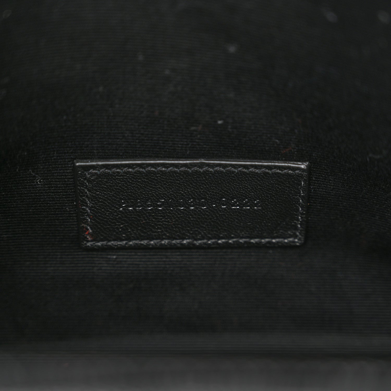 Saint Laurent Grain De Poudre Textured Mixed Matelasse Triquilt Monogram Clutch Black 6 of 14
