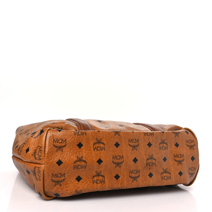 MCM Visetos Shopping Tote Cognac 4 of 12