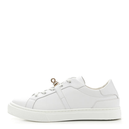 Hermes Calfskin Day Sneakers 39 White 1 of 11