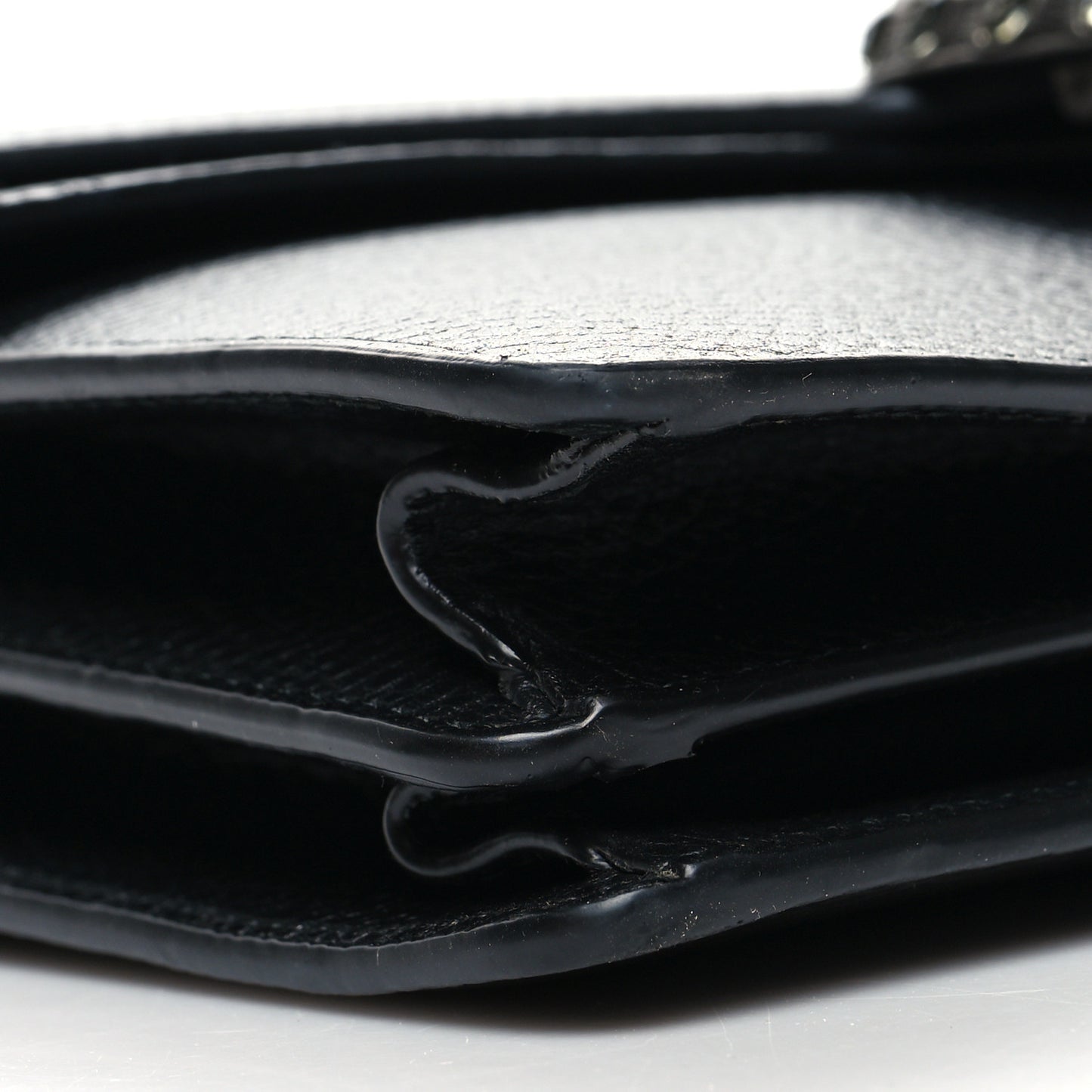 Pebbled Calfskin Small Dionysus Shoulder Bag Black