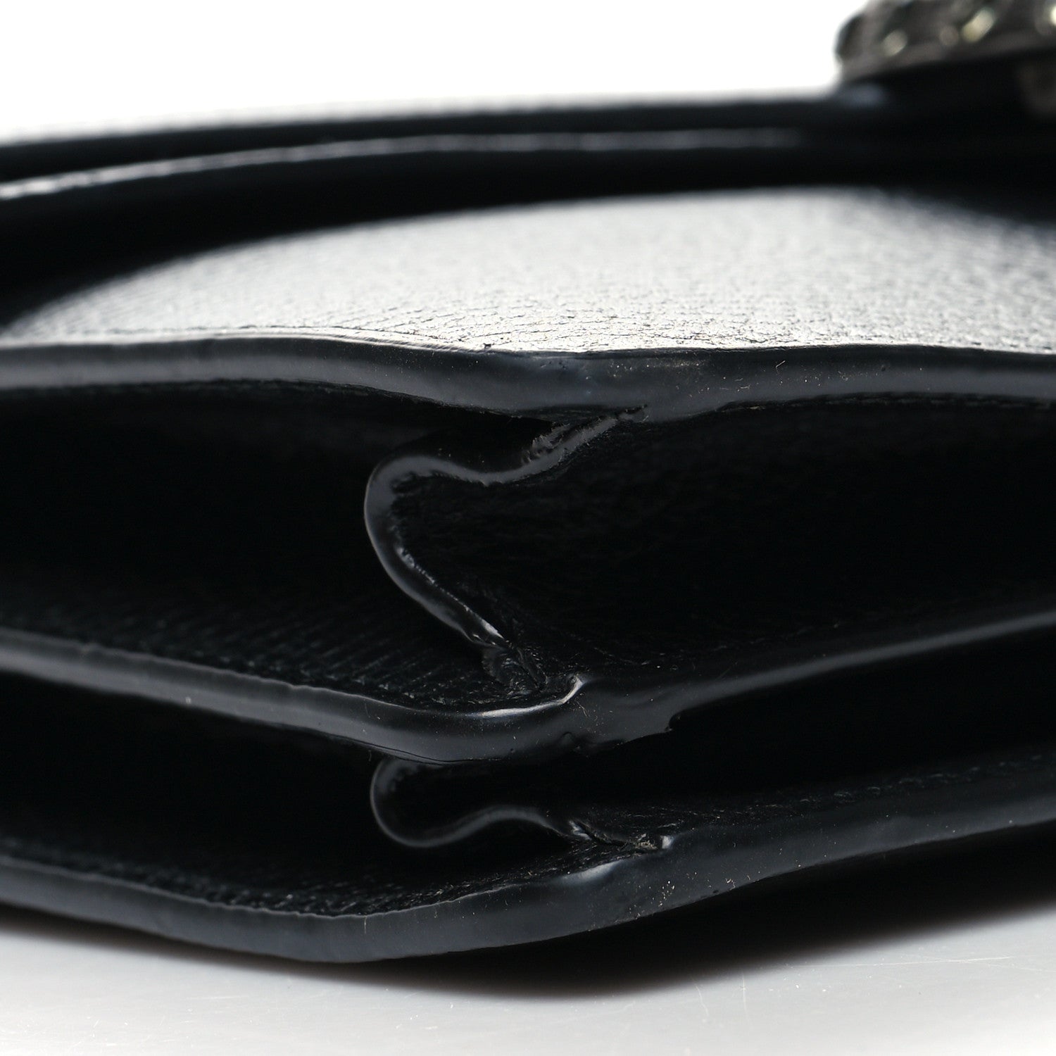 Gucci Pebbled Calfskin Small Dionysus Shoulder Bag Black 11 of 12