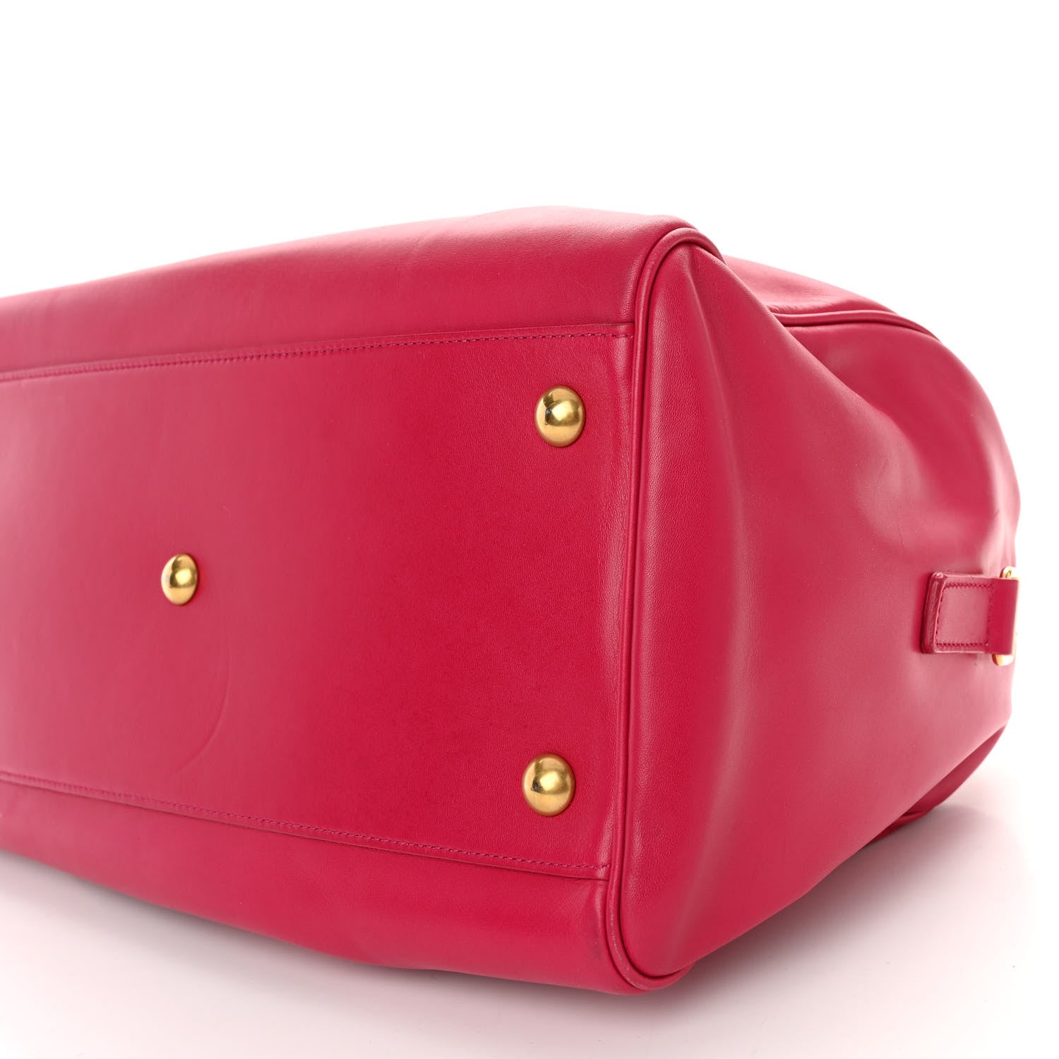 Saint Laurent SAINT LAURENT Calfskin Classic Duffle 6 Fuchsia 9 of 9