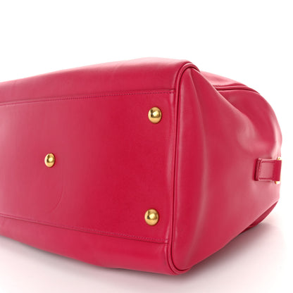 Saint Laurent SAINT LAURENT Calfskin Classic Duffle 6 Fuchsia 9 of 9