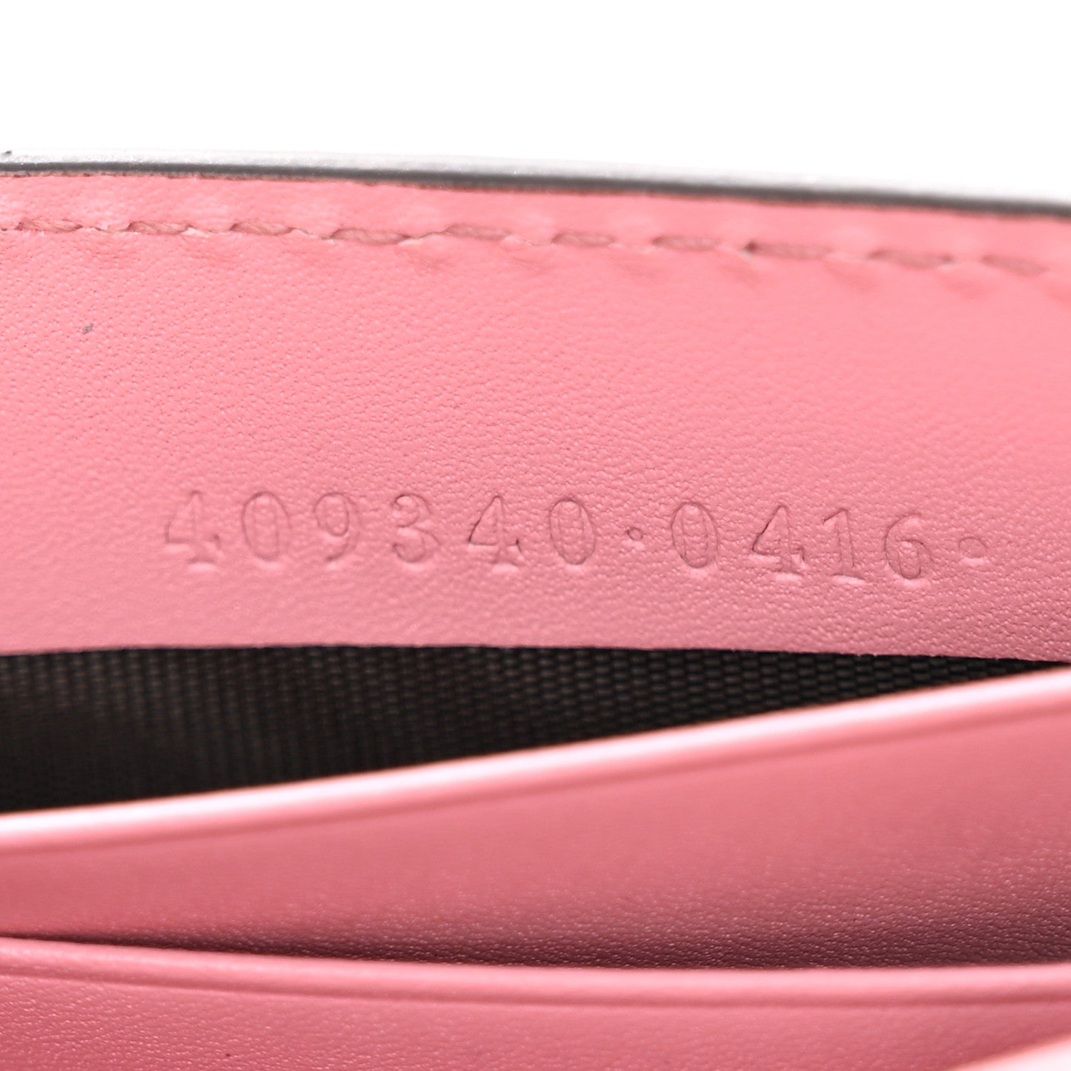 Gucci Guccissima Icon Chain Wallet Carmine Rose 7 of 13