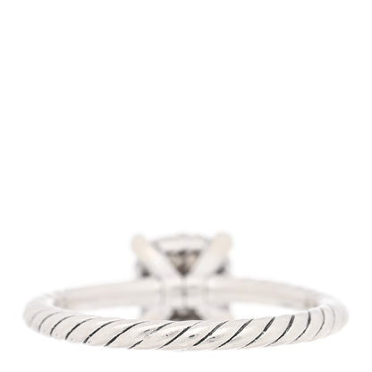 David Yurman Sterling Silver Diamond 7mm Petite Chatelaine Pave Ring 51 5.75 3 of 4
