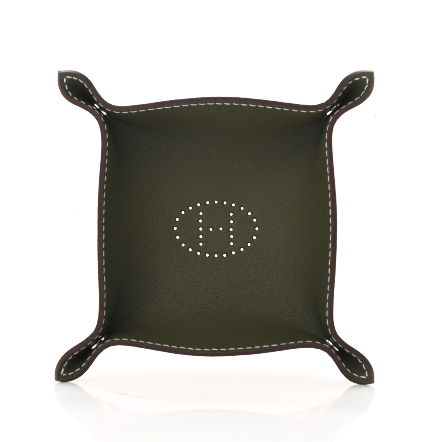 Taurillon Clemence Swift Mini Mises et Relances Change Tray Vert Veronese Fauve
