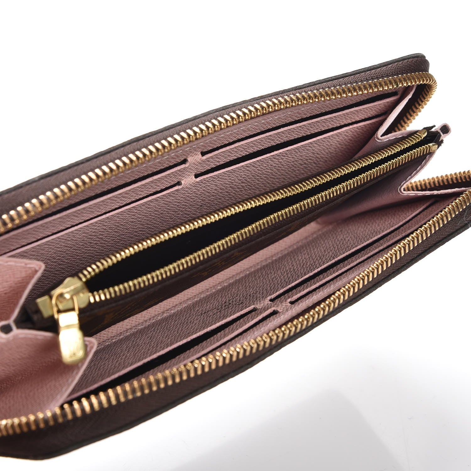 Louis Vuitton Monogram Clemence Wallet Rose Ballerine 7 of 8