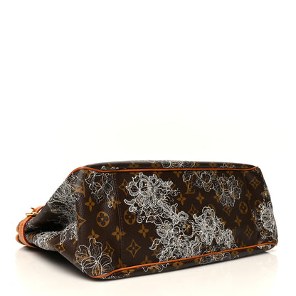 Louis Vuitton Monogram Dentelle Batignolles Horizontal Silver 4 of 6