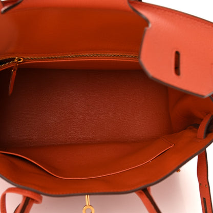 Hermes Togo Birkin 30 Orange 4 of 11
