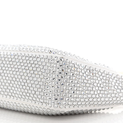 Prada Satin Crystal Mini Re-Edition 2000 Bag White 7 of 7