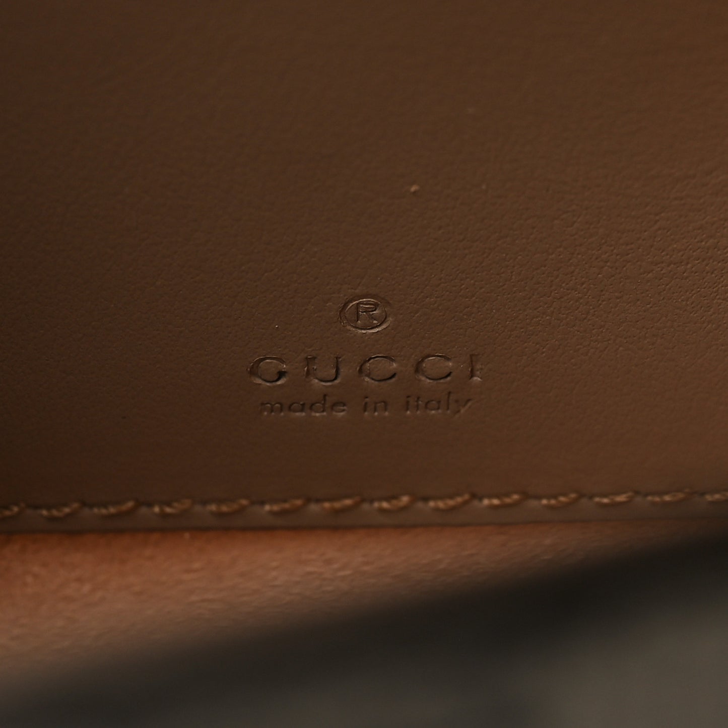 GG Supreme Monogram Dionysus Clutch Taupe