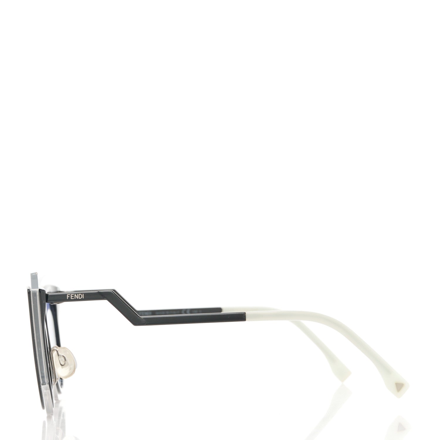 Fendi Cat Eye Orchidea Sunglasses FF 0117/S Crystal Black 3 of 6