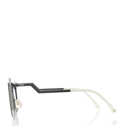 Fendi Cat Eye Orchidea Sunglasses FF 0117/S Crystal Black 3 of 6