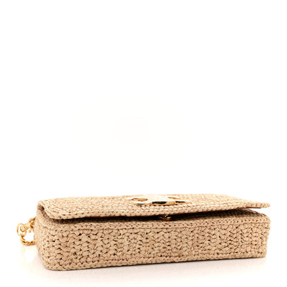Celine Raffia Calfskin Multipochette Natural 4 of 11