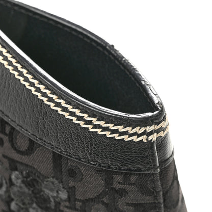 Christian Dior Monogram Vintage Flowers Dome Bag Black 12 of 14