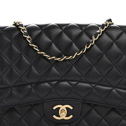 Chanel Lambskin Quilted Medium Mademoiselle Chic Flap Navy 8 of 12