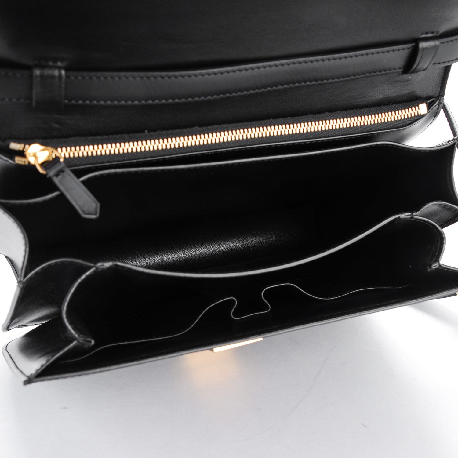 Celine Box Calfskin Medium Classic Box Flap Bag Black 5 of 7