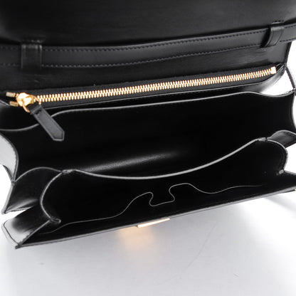 Celine Box Calfskin Medium Classic Box Flap Bag Black 5 of 7