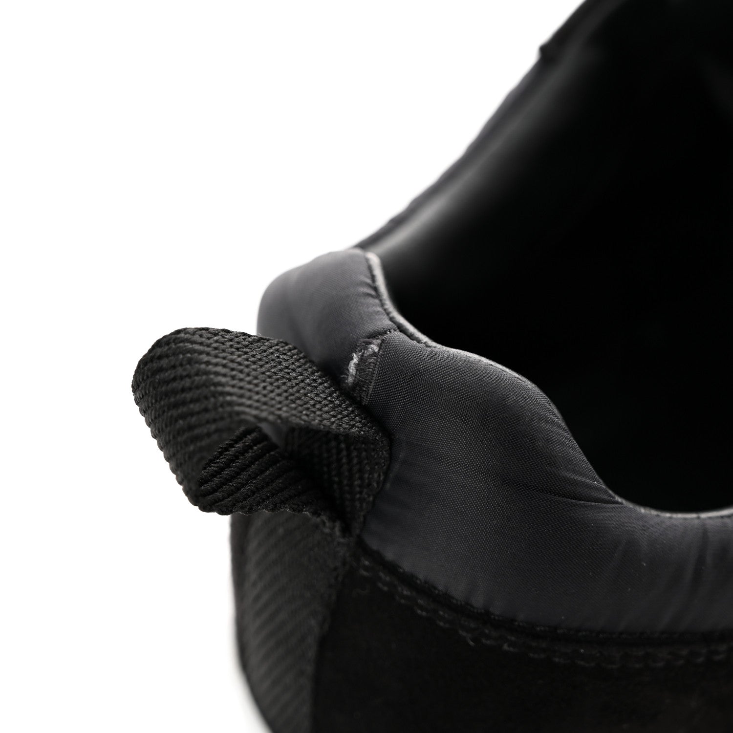 Hermes Parachute Fabric Suede Goatskin Bouncing Sneakers 37 Black 10 of 18