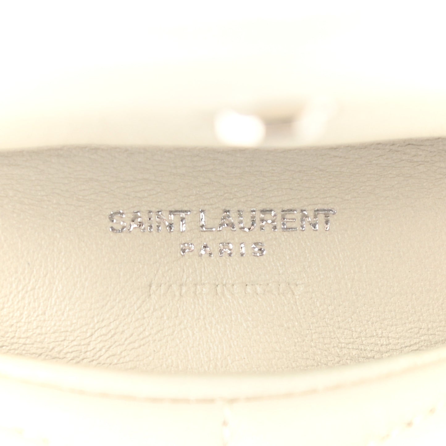 Lambskin Monogram Loulou Puffer Pouch Clutch Crema Soft