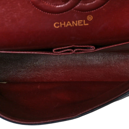 Chanel Lambskin Quilted Medium Double Flap Navy 5 of 10