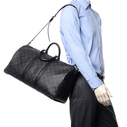 Louis Vuitton Monogram Eclipse Keepall Bandouliere 45 2 of 10
